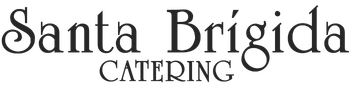 Logotipo Santa Brígida Catering negro